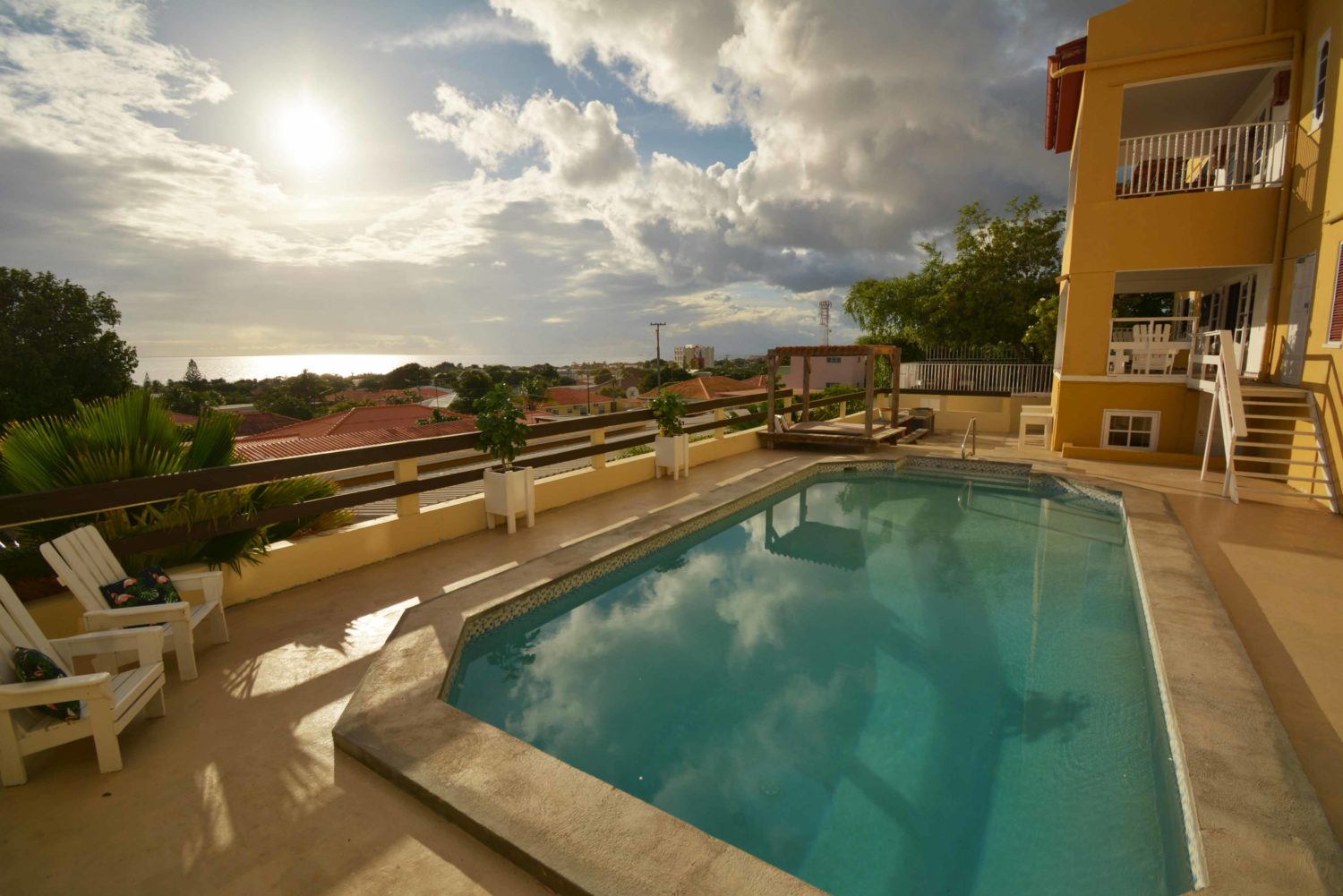 Villa Telamon 8 Curacao Kamers Zonsondergang