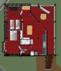 Plattegrond 1e Verd